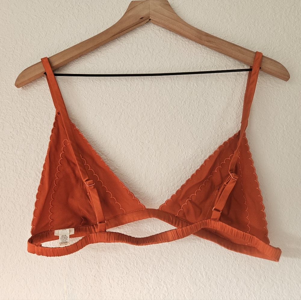 NWT Doen Lucie bralette in redbud, large - Picture 6 of 10